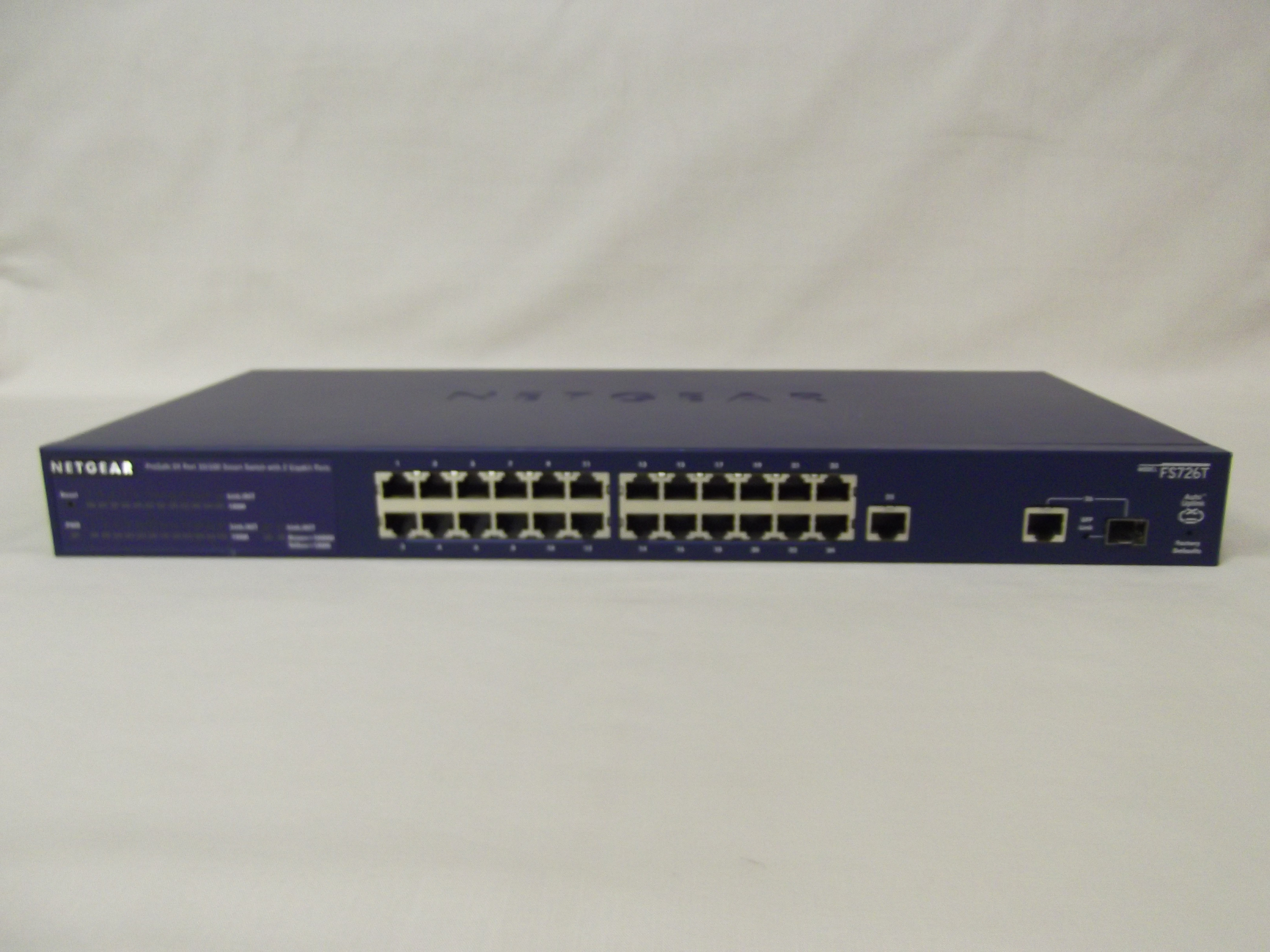 NetGear FS726T ProSafe 24-Port Ethernet Switch 